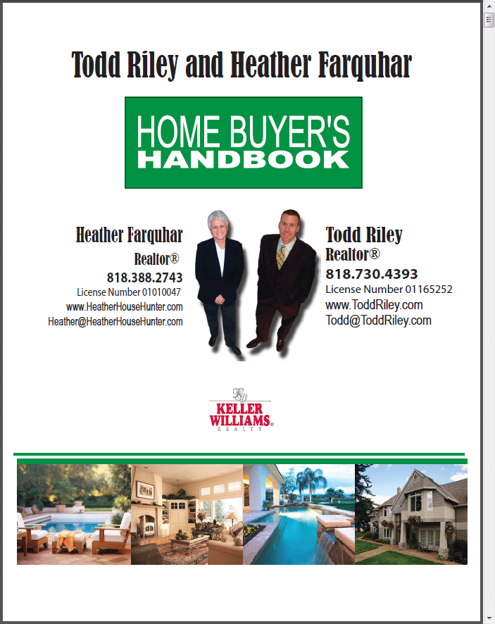 Valley Village First Time Buyers Handbook